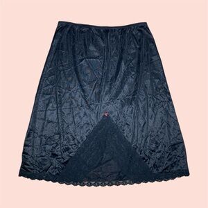 Black Lace Skirt Slip